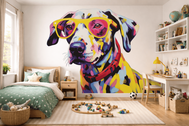 Wisped Canine Portrait