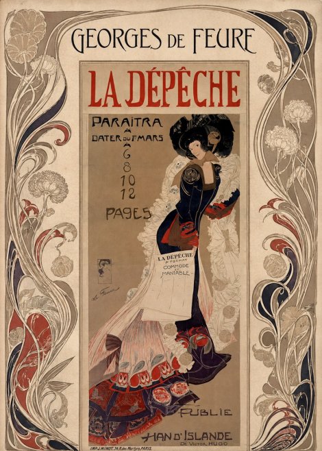 Georges de Feure La Dépêche I No1 - Poszter