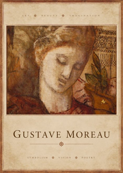 Gustave Moreau Female Head Study No2 - Poszter
