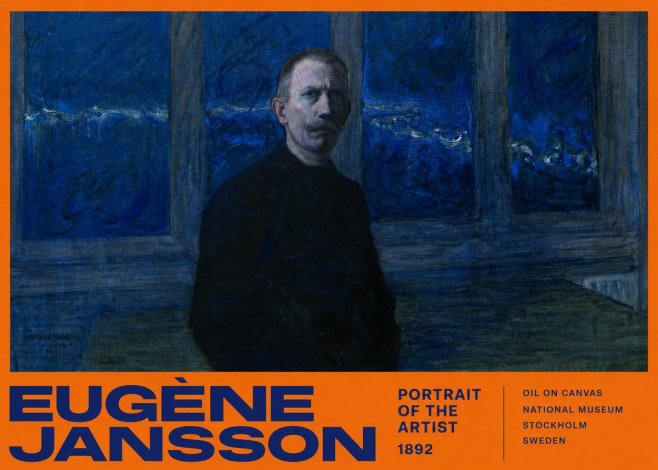 Eugène Jansson Portrait of the Artist I No2 - Poszter