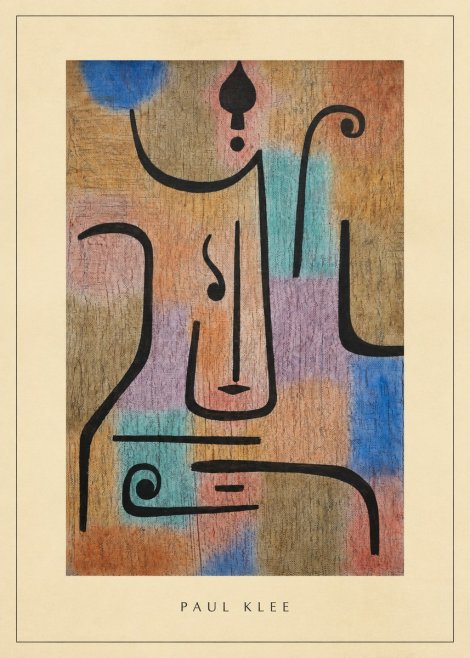 Paul Klee Mask of the Heart No3 - Poszter