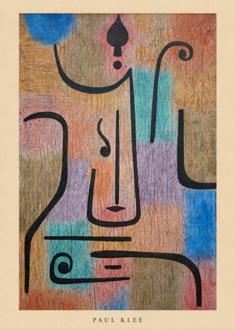 Paul Klee Mask of the Heart No5 - Poszter