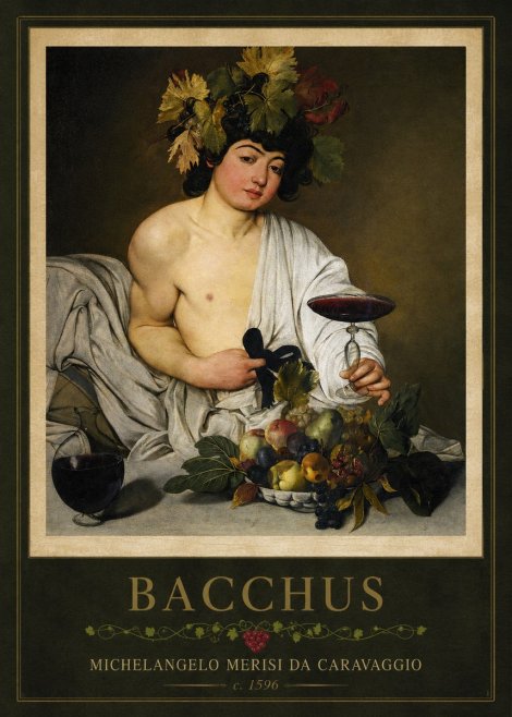 Michelangelo Merisi da Caravaggio Bacchus I No1 - Poszter