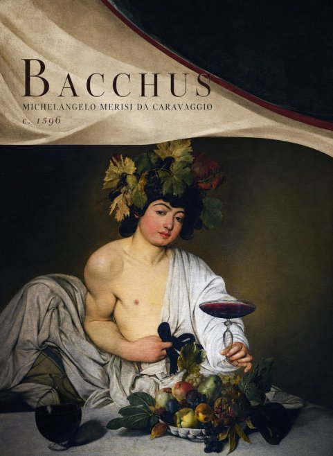 Michelangelo Merisi da Caravaggio Bacchus I No5 - Poszter