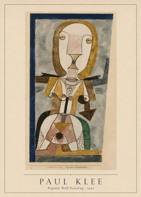 Paul Klee Popular Wall-painting No3 - Poszter