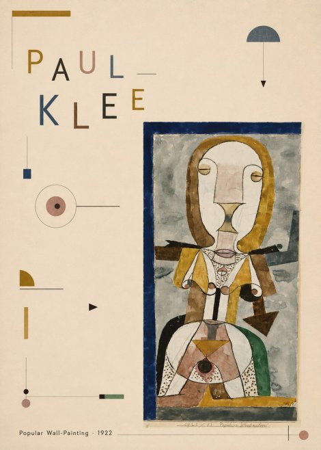 Paul Klee Popular Wall-painting No5 - Poszter