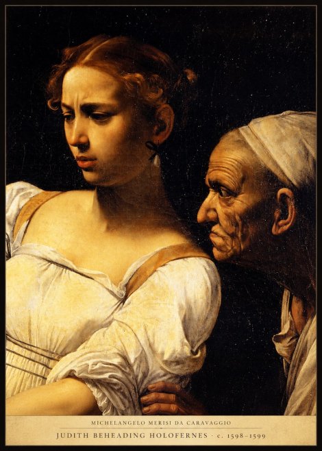 Michelangelo Merisi da Caravaggio Judith Beheading Holofernes I No4 - Poszter