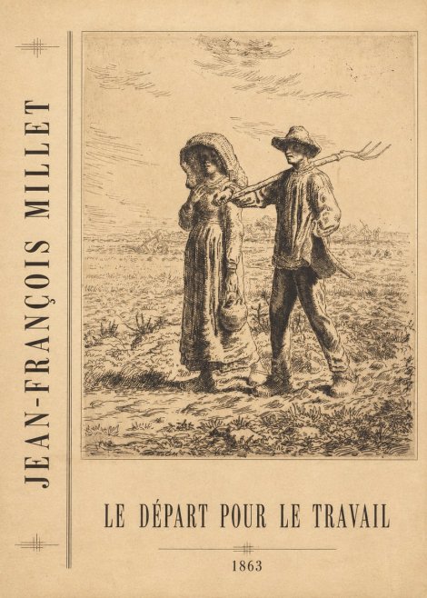 Jean-François Millet Le Départ Pour Le Travail I No4 - Poszter