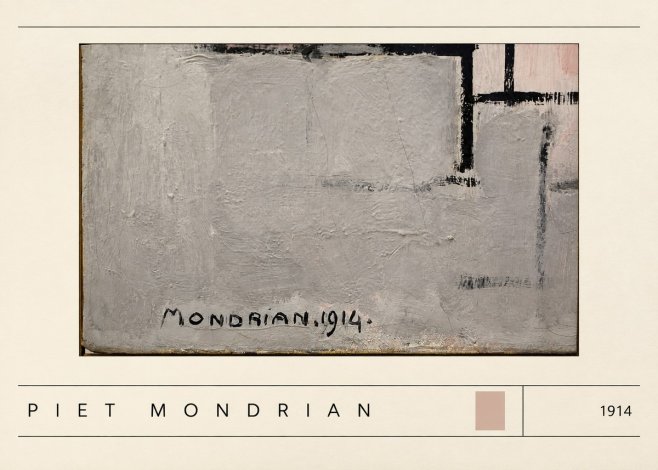 Piet Mondrian Composition 1914 No3 - Poszter