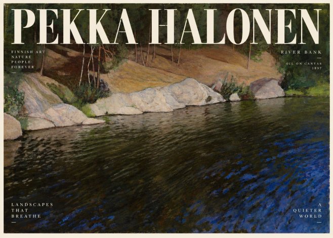 Pekka Halonen River Bank No2 - Poszter