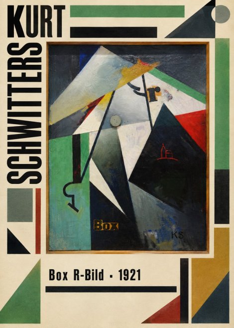 Kurt Schwitters Box R-bild No3 - Poszter