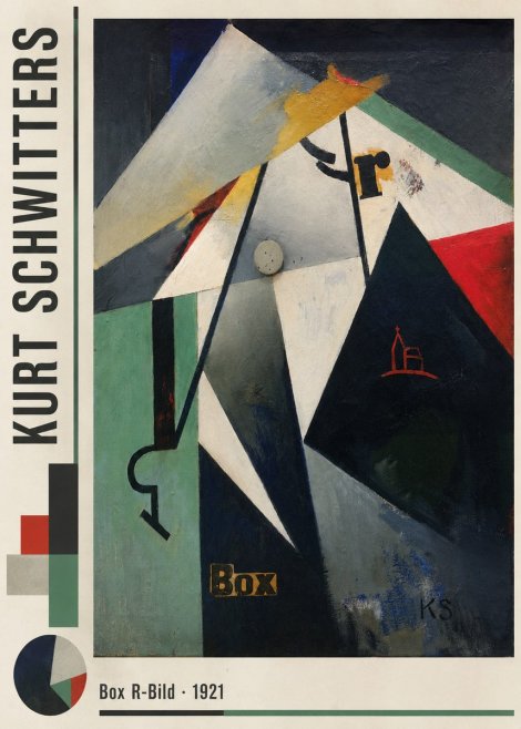 Kurt Schwitters Box R-bild No6 - Poszter