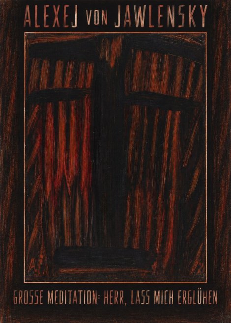 Alexej von Jawlensky Grosse Meditation: Herr, Lass Mich Erglühen No1 - Poszter