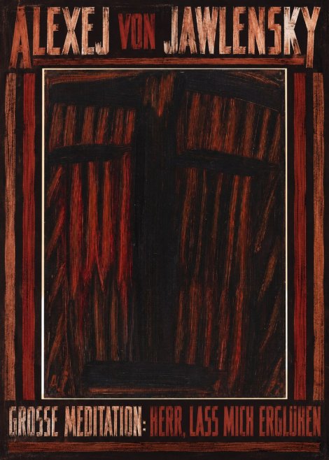 Alexej von Jawlensky Grosse Meditation: Herr, Lass Mich Erglühen No4 - Poszter