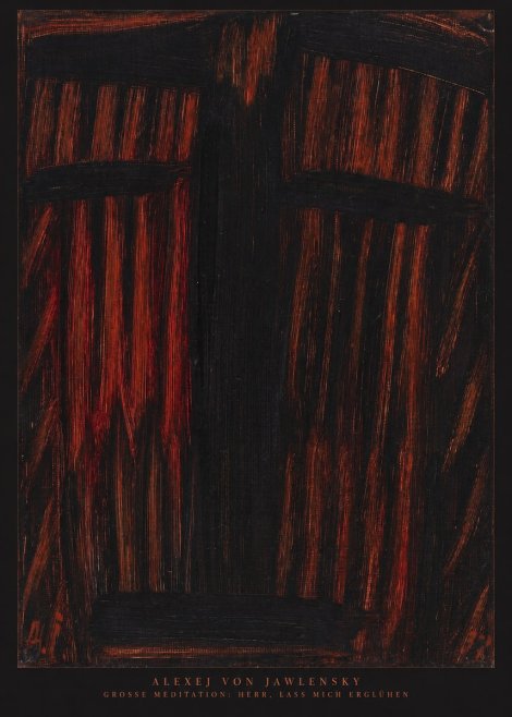 Alexej von Jawlensky Grosse Meditation: Herr, Lass Mich Erglühen No6 - Poszter