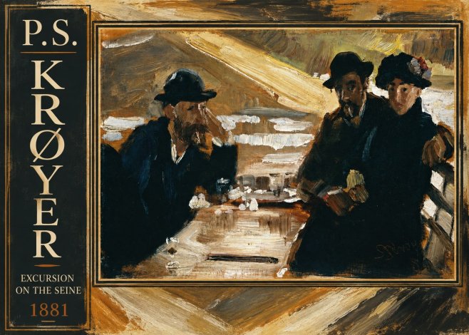 P.S. Krøyer Excursion on the Seine No2 - Poszter