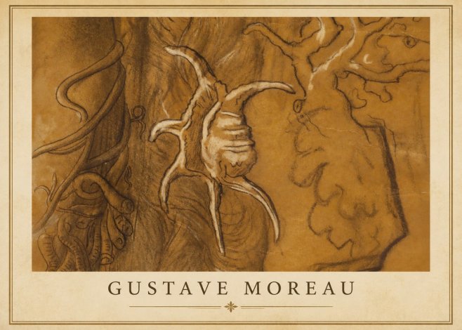Gustave Moreau Mystical Shell Study No1 - Poszter
