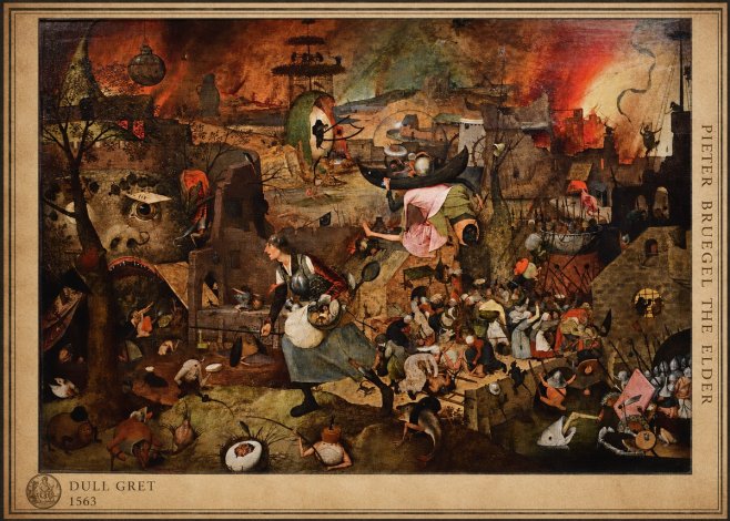 Pieter Bruegel Dull Gret I No5 - Poszter
