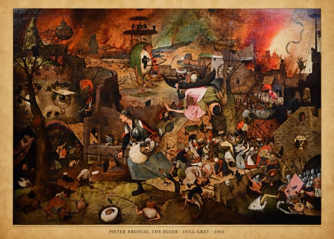 Pieter Bruegel Dull Gret I No6 - Poszter