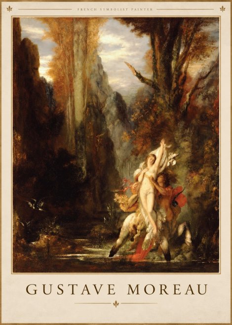 Gustave Moreau Jupiter and Semele I No3 - Poszter