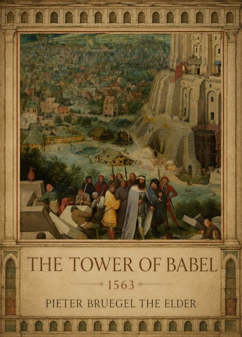Pieter Bruegel The Tower of Babel I No1 - Poszter