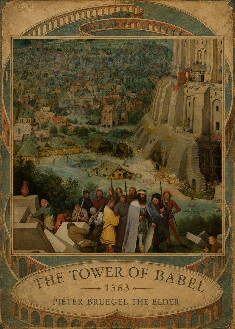 Pieter Bruegel The Tower of Babel I No5 - Poszter