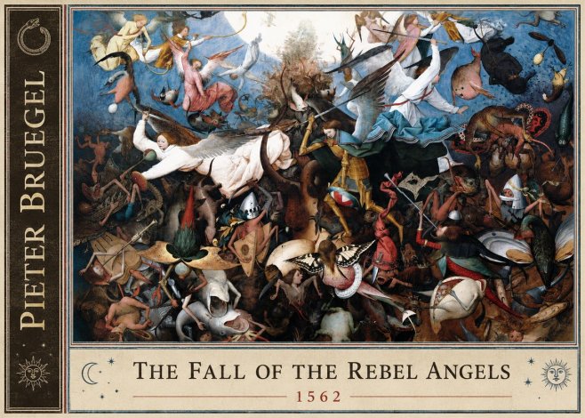 Pieter Bruegel The Fall of the Rebel Angels I No2 - Poszter