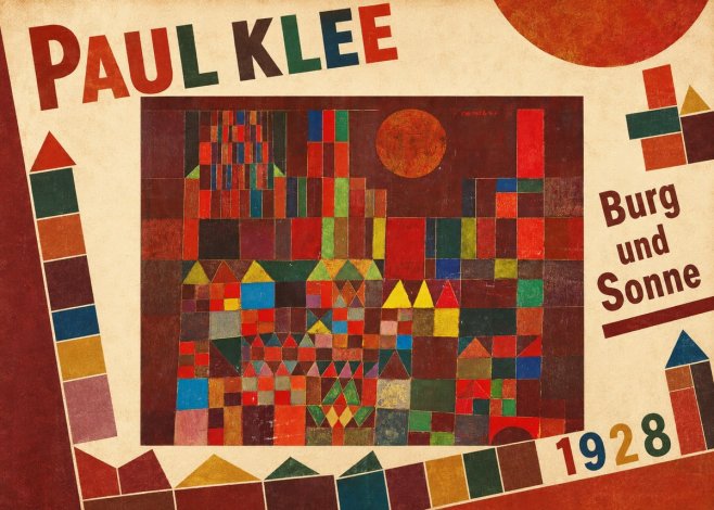 Paul Klee Burg Und Sonne No6 - Poszter