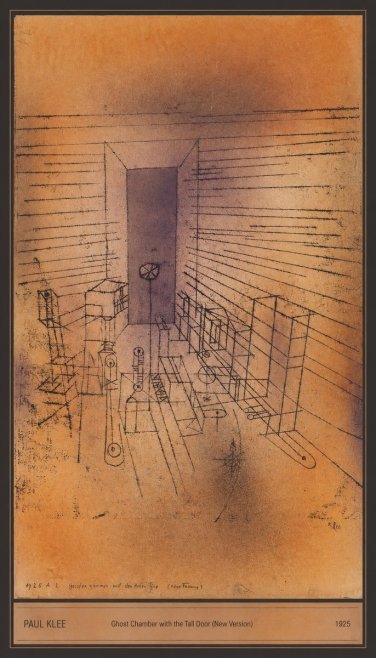 Paul Klee Ghost Chamber with the Tall Door (New Version) No5 - Poszter