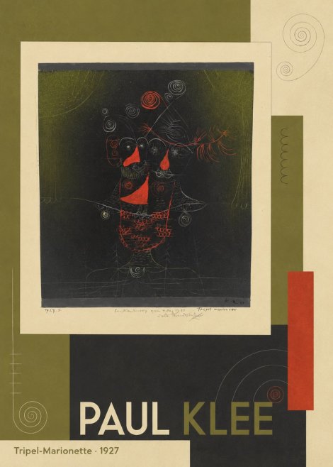 Paul Klee Tripel-marionette No5 - Poszter