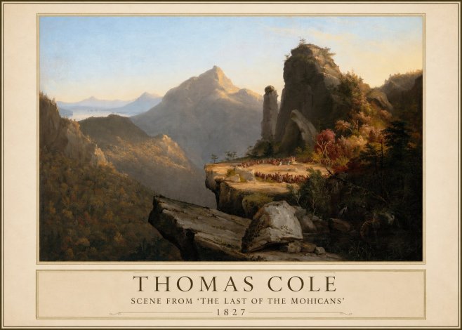 Thomas Cole Scene from 'the Last of the Mohicans' No1 - Poszter