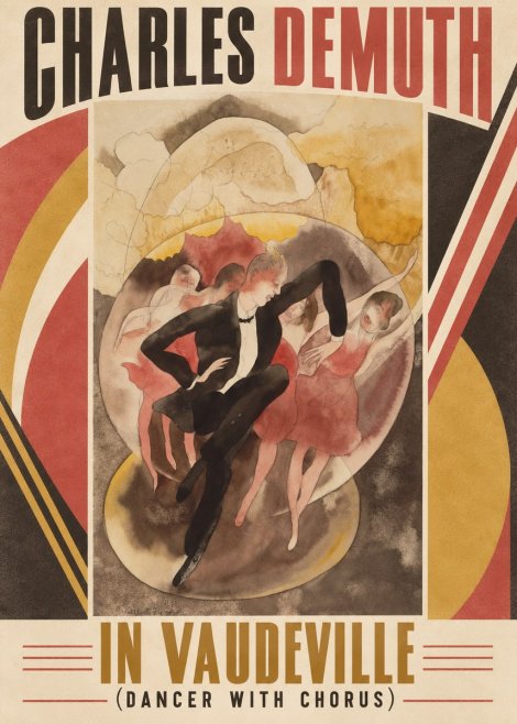 Charles Demuth In Vaudeville (Dancer with Chorus) No6 - Poszter