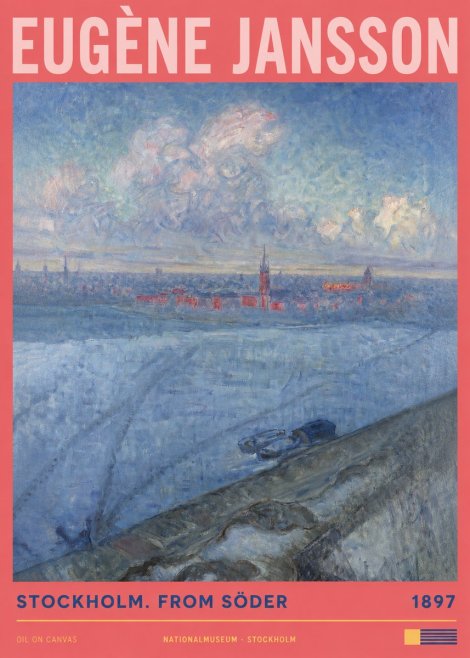 Eugène Jansson Stockholm. from Söder No2 - Poszter