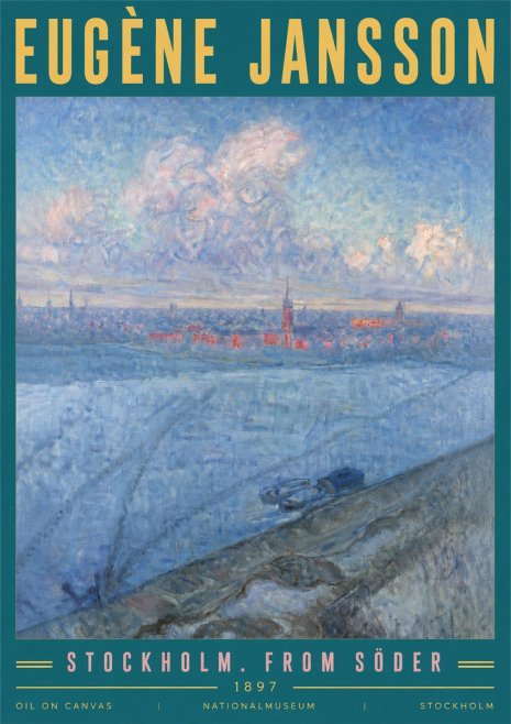 Eugène Jansson Stockholm. from Söder No5 - Poszter
