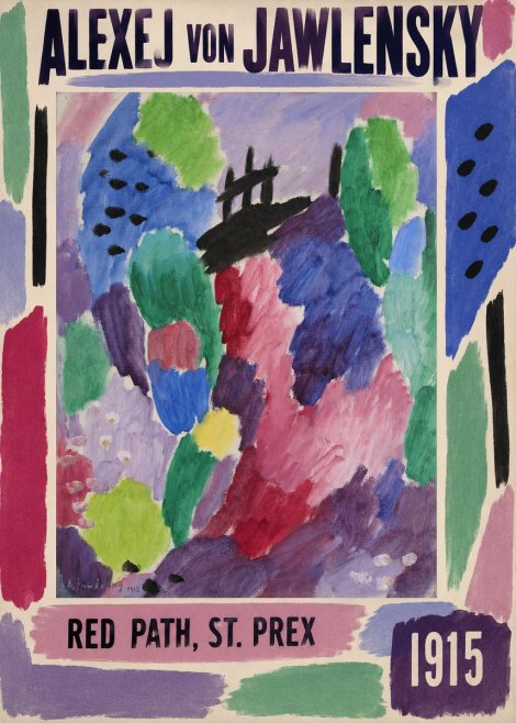 Alexej von Jawlensky Red Path, St. Prex I No2 - Poszter