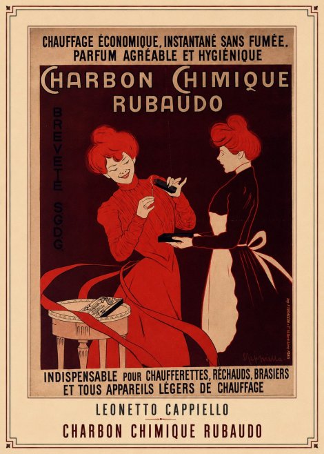 Leonetto Cappiello Charbon Chimique Rubaudo No3 - Poszter