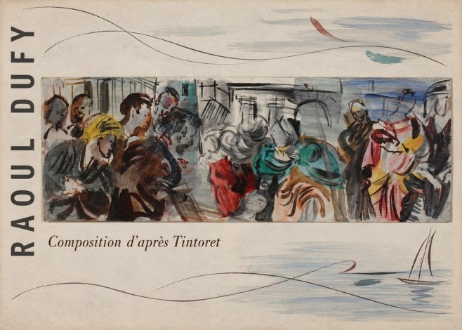 Raoul Dufy Composition D'après Tintoret No5 - Poszter