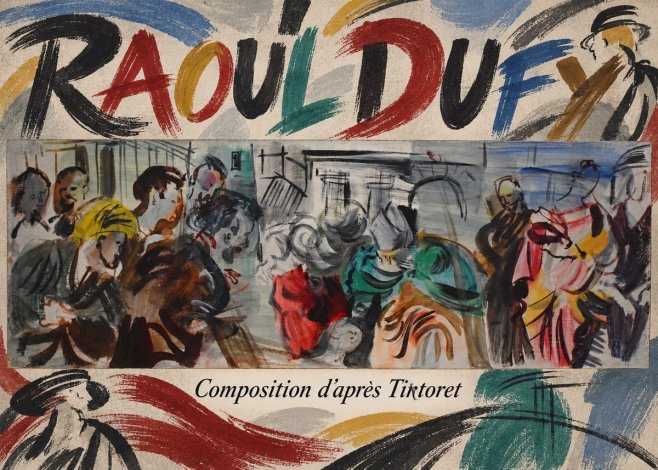 Raoul Dufy Composition D'après Tintoret No6 - Poszter