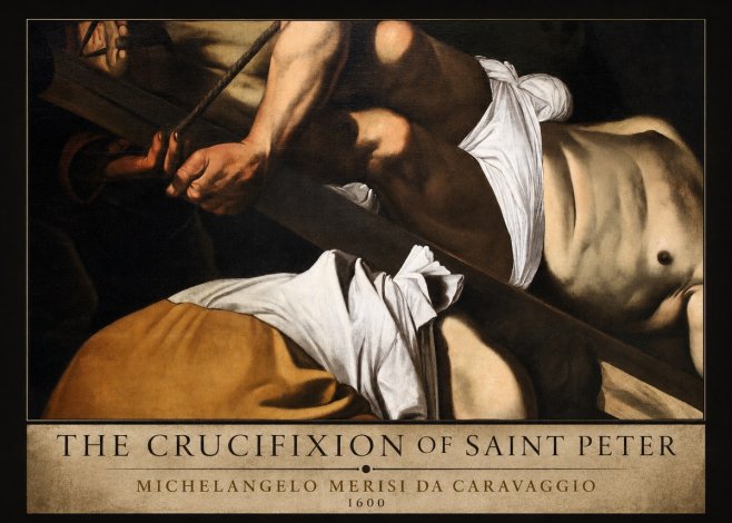 Michelangelo Merisi da Caravaggio The Crucifixion of Saint Peter I No2 - Poszter