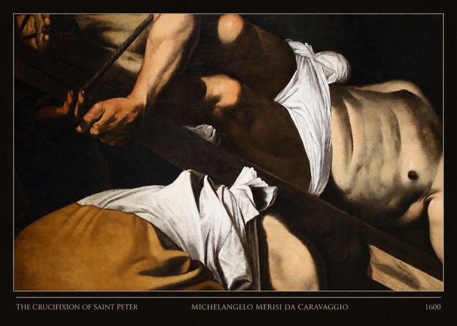 Michelangelo Merisi da Caravaggio The Crucifixion of Saint Peter I No4 - Poszter