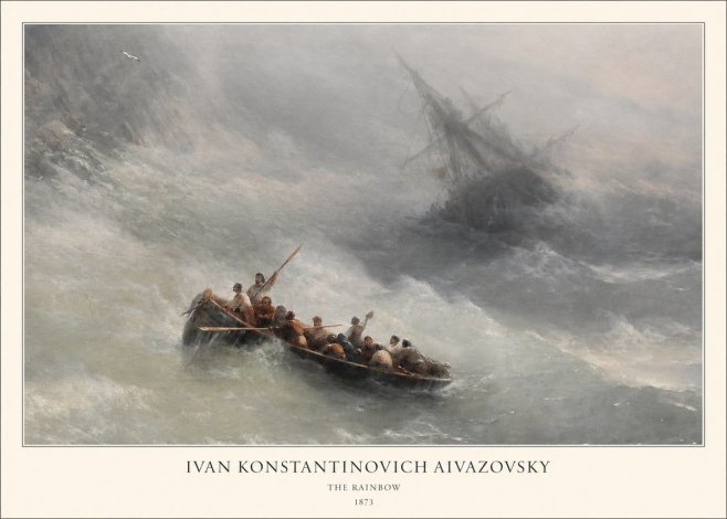 Ivan Konstantinovich Aivazovsky The Rainbow No1 - Poszter