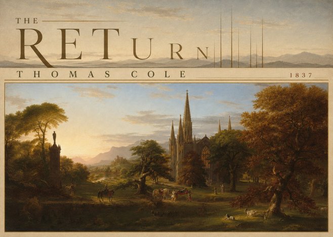 Thomas Cole The Return I No5 - Poszter