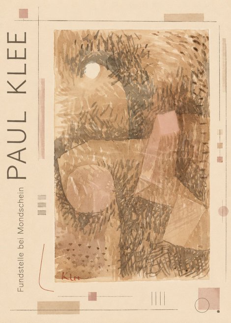 Paul Klee Fundstelle Bei Mondschein No2 - Poszter