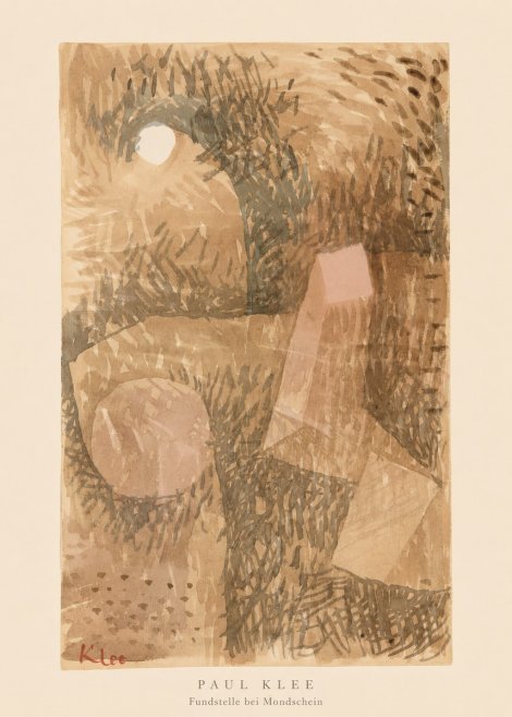 Paul Klee Fundstelle Bei Mondschein No5 - Poszter
