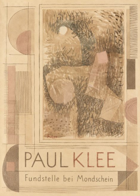 Paul Klee Fundstelle Bei Mondschein No6 - Poszter