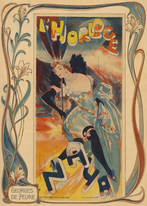 Georges de Feure L'horloge I No1 - Poszter