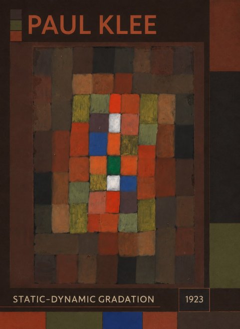 Paul Klee Static-dynamic Gradation No1 - Poszter