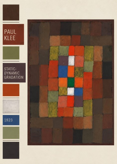 Paul Klee Static-dynamic Gradation No2 - Poszter