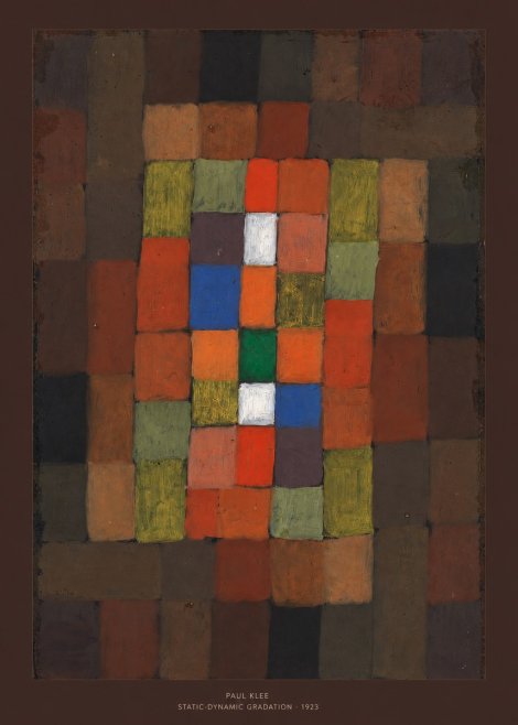 Paul Klee Static-dynamic Gradation No6 - Poszter
