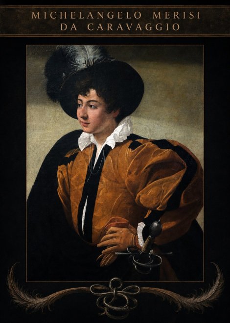 Michelangelo Merisi da Caravaggio Young Man with a Plumed Hat No4 - Poszter